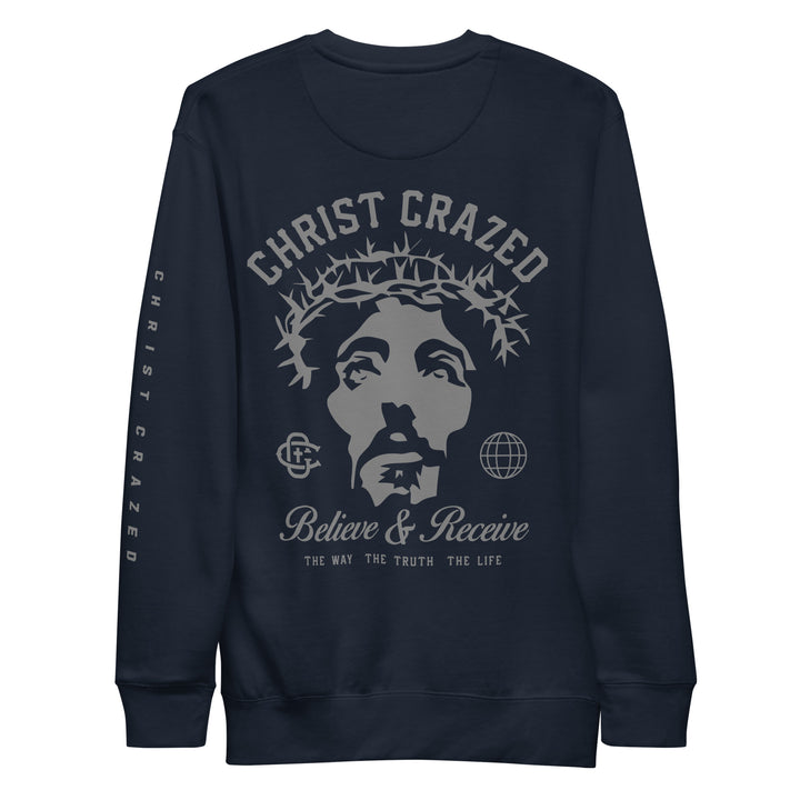 Christ Crazed Unisex Premium Sweatshirt